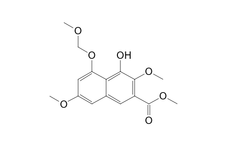 Methyl 2,6-dimethoxy-1-hydroxy-8-(methoxymethoxy)naphthalene-3-carboxylate
