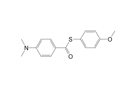 S-(4-methoxyphenyl) 4-dimethylaminobenzothioate