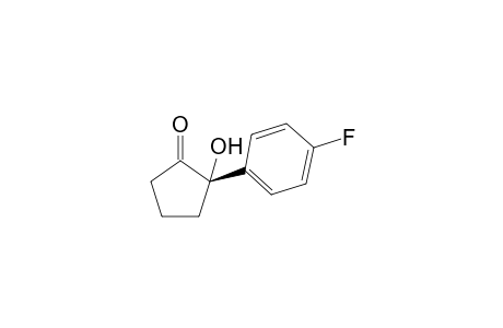 (S)-2-(4-Fluorophenyl)-2-hydroxycyclopentanone