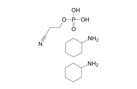 HYDRACRYLONITRILE, DIHYDROGEN PHOSPHATE (ESTER), COMPOUNDWITH CYCLOHEXYLAMINE (1:2)