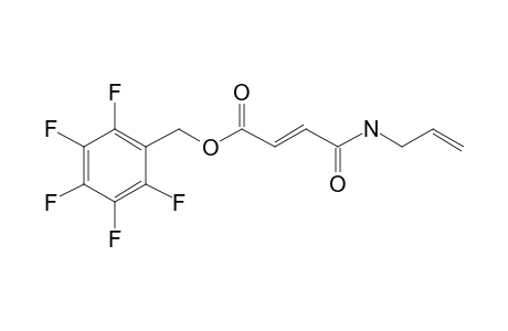 Fumaric acid, monoamide, N-allyl-, pentafluorobenzyl ester