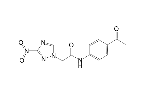 Acetamide, N-(4-acetylphenyl)-2-(3-nitro-[1,2,4]triazol-1-yl)-