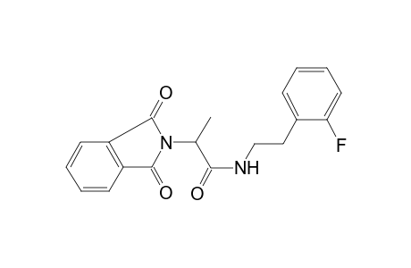 2-(1,3-Dioxo-1,3-dihydro-2H-isoindol-2-yl)-N-[2-(2-fluorophenyl)ethyl]propanamide