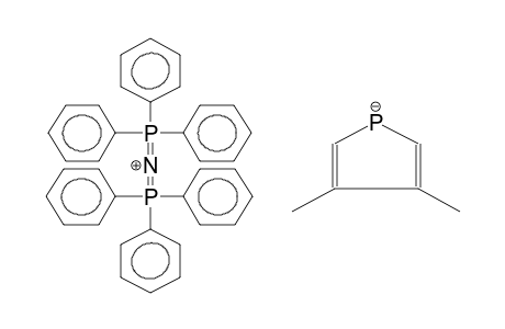 BIS(TRIPHENYLPHOSPHORANYLIDENE)AMMONIUM 3,4-DIMETHYLPHOSPHACYCLOPENTADIENYL