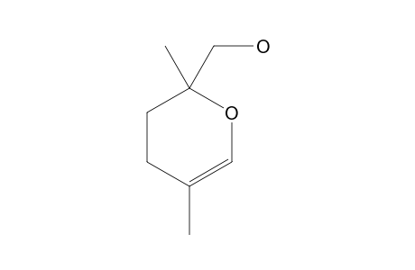 2-Hydroxymethyl-2,5-dimethyl-3,4-dihydro-2H-pyran