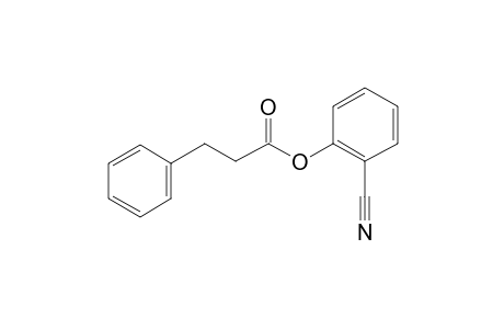 2-Cyanophenyl .beta.-phenylpropionate