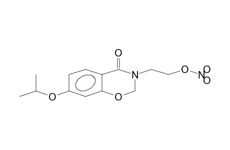 nitric acid 2-(7-isopropoxy-4-keto-2H-1,3-benzoxazin-3-yl)ethyl ester