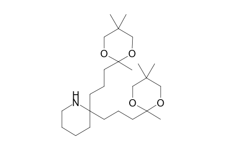 2,2-Bis(4-oxopentyl-2',2'-dimethylpropylene-ketal)piperidine