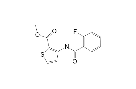 Methyl 3-((2-fluorobenzoyl)amino)-2-thiophenecarboxylate