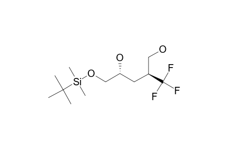 (2S,4S)-5-(TERT.-BUTYLDIMETHYLSILOXY)-2-TRIFLUOROMETHYLPENTANE-1,4-DIOL