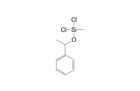 Silane, dichloro-(.alpha.-methylbenzyloxy)-methyl-