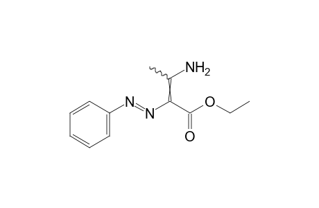 3-Amino-2-(phenylazo)crotonic acid, ethyl ester