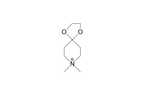 4,4-Ethylenedioxy-1,1-dimethyl-piperidine cation