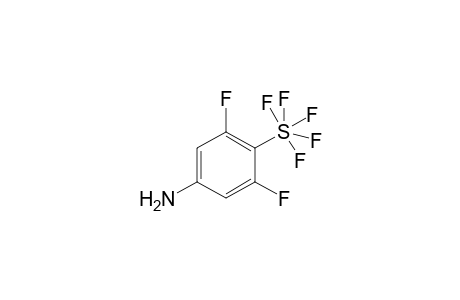 2-[.lambda.(6)-Pentafluorosulfanyl]-5-amino-1,3-difluorobenzene