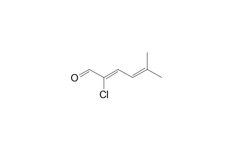 (2E)-2-Chloro-5-methyl-2,4-hexadienal