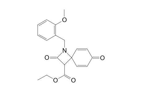 Ethyl 1-(2-methoxybenzyl)-2,7-dioxo-1-azaspiro[3.5]nona-5,8-diene-3-carboxylate