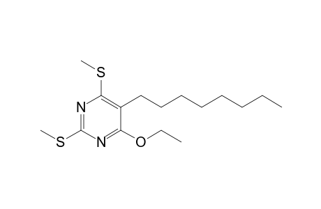 4-Ethoxy-2,6-bis(methylthio)-5-octylpyrimidine