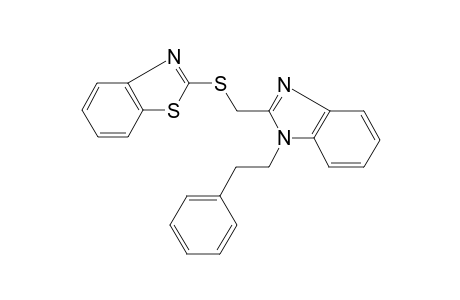 1,3-Benzothiazol-2-yl [1-(2-phenylethyl)-1H-benzimidazol-2-yl]methyl sulfide