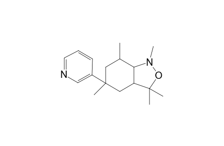 1,3,3,5,7-Pentamethyl-5-(pyridin-3-yl)octahydrobenzo[c]isoxazole