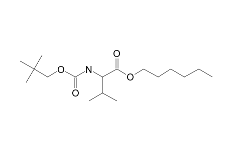 L-Valine, N-neopentyloxycarbonyl-, hexyl ester