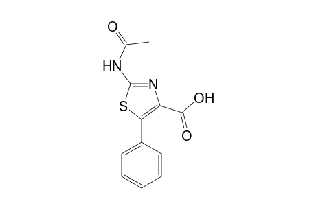 2-Acetamido-5-phenyl-4-thiazolecarboxylic acid