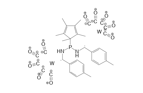 N,N'-[(Pentamethyl-2,4-cyclopentadien-1-yl)phosphanediyl]bis-{[amino(4-methylphenyl)methylene]pentacarbonyltungsten(0)}