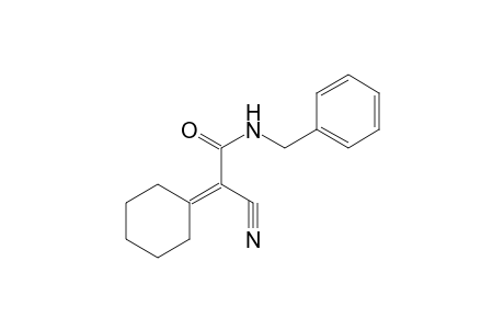 N-benzyl-2-cyano-2-cyclohexylideneacetamide