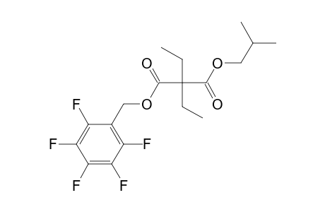 Diethylmalonic acid, isobutyl pentafluorobenzyl ester