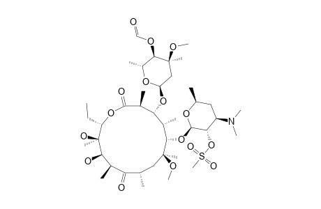 4''-O-FORMYL-2'-O-METHANESULFONYL-6-O-METHYLERYTHROMYCIN_A