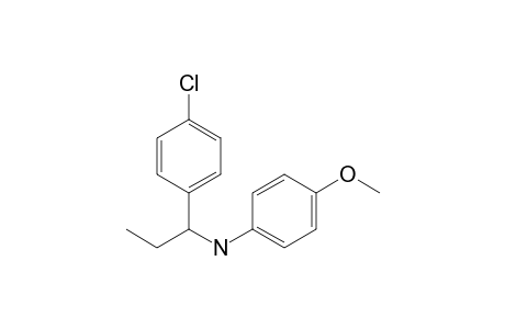 N-[1-(4-Chlorophenyl)propyl]-N-(4-methoxyphenyl)amine