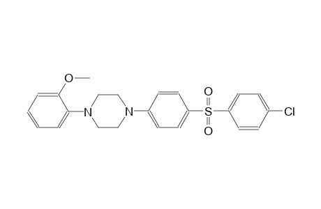 piperazine, 1-[4-[(4-chlorophenyl)sulfonyl]phenyl]-4-(2-methoxyphenyl)-