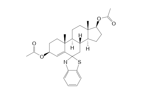 2-[6-SPIRO-(3-BETA,17-BETA-DIACETOXYANDROST-4-ENYL)-4,5-BENZO-2[H]-THIAZOLE