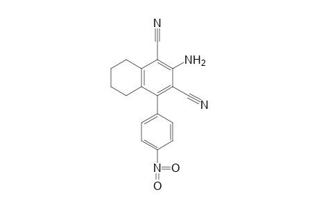 2-Amino-4-(p-nitrophenyl)-5,6,7,8-tetrahydro-1,3-naphthalene-dicarbonitrile