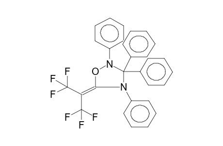 2,3,3,4-TETRAPHENYL-5-HEXAFLUOROISOPROPYLIDENE-1,2,4-OXADIAZOLIDINE