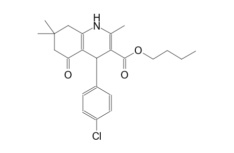 3-Quinolinecarboxylic acid, 4-(4-chlorophenyl)-1,4,5,6,7,8-hexahydro-2,7,7-trimethyl-5-oxo-, butyl ester