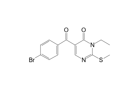5-(4-Bromobenzoyl)-3-Ethyl-2-(methylthio)pyrimidin-4(3H)-one