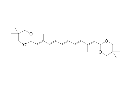 1,10-Bis-(5,5-dimethyl-1,3-dioxan-2-yl)-2,9-dimethyl-deca-penta-1,3,5,7,9-ene