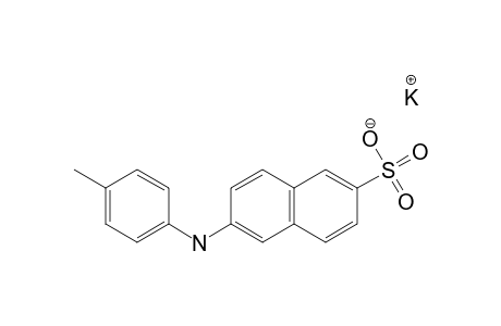 6-(p-toluidino)-2-naphthalenesulfonic acid, potassium salt