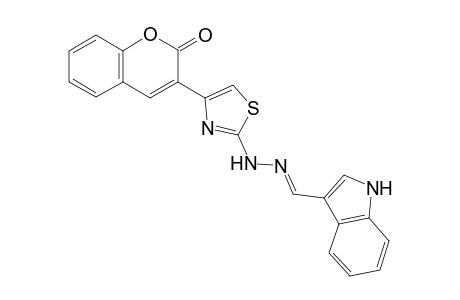 2-[2-(3-benzopyrrolylmethylene)hydrazino]-4-(2-cromon-3-yl)thiazole