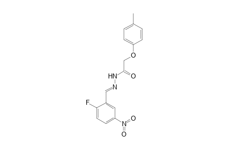 N'-[(E)-(2-fluoro-5-nitrophenyl)methylidene]-2-(4-methylphenoxy)acetohydrazide