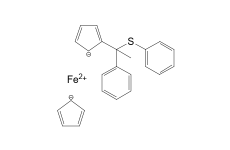 iron(II) 2-(1-phenyl-1-(phenylthio)ethyl)cyclopenta-2,4-dien-1-ide cyclopenta-2,4-dien-1-ide