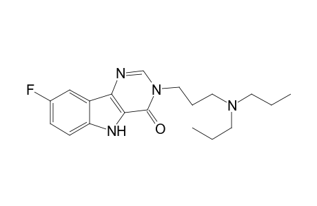 4H-Pyrimido[5,4-b]indol-4-one, 3-[3-(dipropylamino)propyl]-8-fluoro-3,5-dihydro-