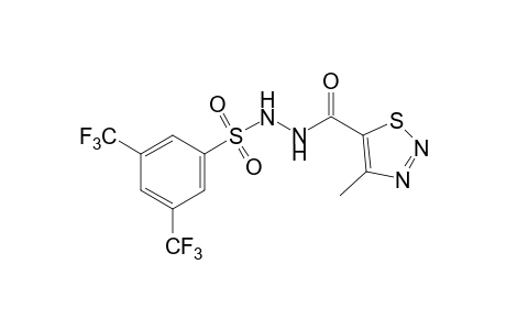 1-[(4-METHYL-1,2,3-THIADIAZOL-5-YL)CARBONYL}-2-[(alpha,alpha,alpha,alpha',alpha',alpha'-HEXAFLUORO-3,5-XYLYL)SULFONYL]HYDRAZINE