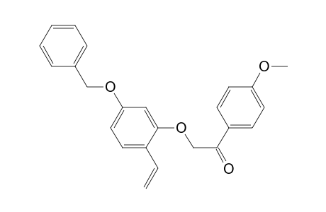 2-(5-benzyloxy-2-vinylphenoxy)-1-(4-methoxyphenyl)ethanone