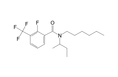 Benzamide, 2-fluoro-3-trifluoromethyl-N-(2-butyl)-N-hexyl-