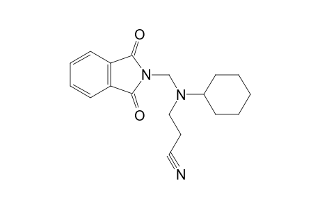 N-{[(2-cyanoethyl)cyclohexylamino]methyl}phthalimide