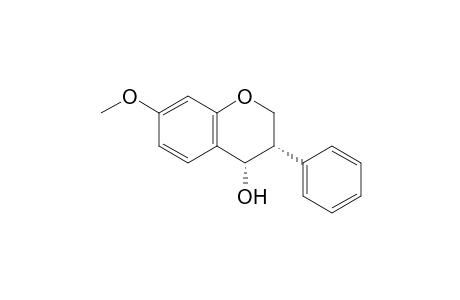 cis-2,3-dihydro-7-methoxy-3-phenyl-4H-1-benzopyran-4-ol