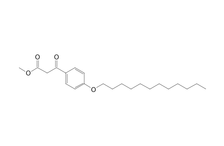 [p-(dodecyloxy)benzoyl]acetic acid, methyl ester