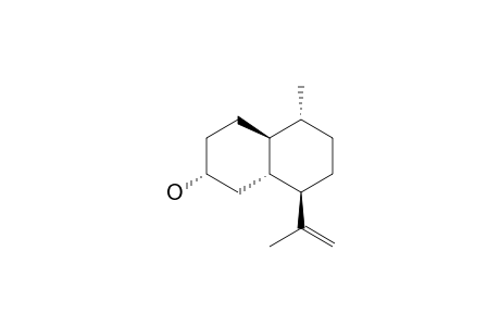 (2R,4aS,5R,8R,8aR)-5-methyl-8-prop-1-en-2-yl-1,2,3,4,4a,5,6,7,8,8a-decahydronaphthalen-2-ol