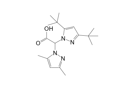 rac-(3,5-Di-tert-butylpyrazol-1-yl)(3',5'-dimethylpyrazol-1-yl)acetic Acid